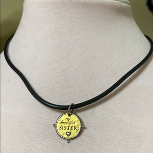 🖤Sterling silver’My beautiful SISTER’ necklace by PALAS